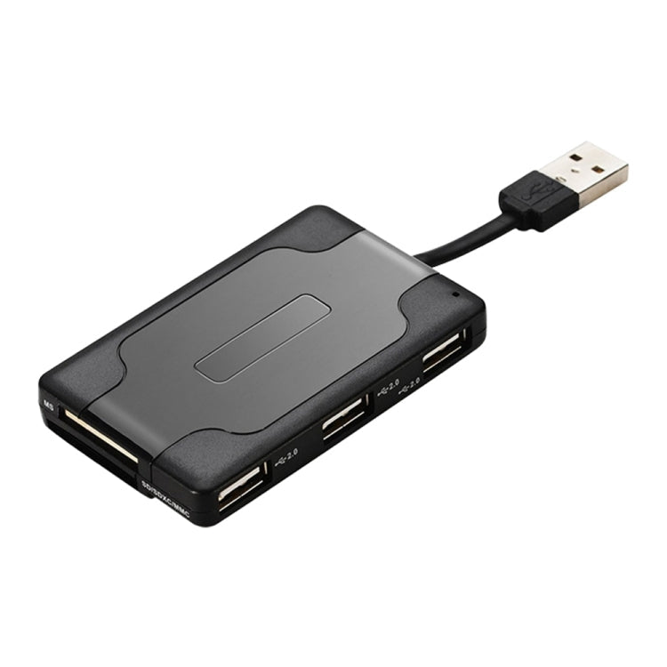 Rocketek SCR8 USB2.0 SIM / SD / TF / M2 / MS / Smart Card Reader (Black)