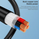NUOFUKE 100m 2 Core 1.5 Square Pure Copper RVV Flexible Sheath Flame Retardant Electrical Cable