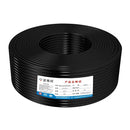 NUOFUKE 100m 3 Core 0.75 Square Pure Copper RVV Flexible Sheath Flame Retardant Electrical Cable