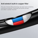 NUOFUKE 100m 3 Core 0.75 Square Pure Copper RVV Flexible Sheath Flame Retardant Electrical Cable