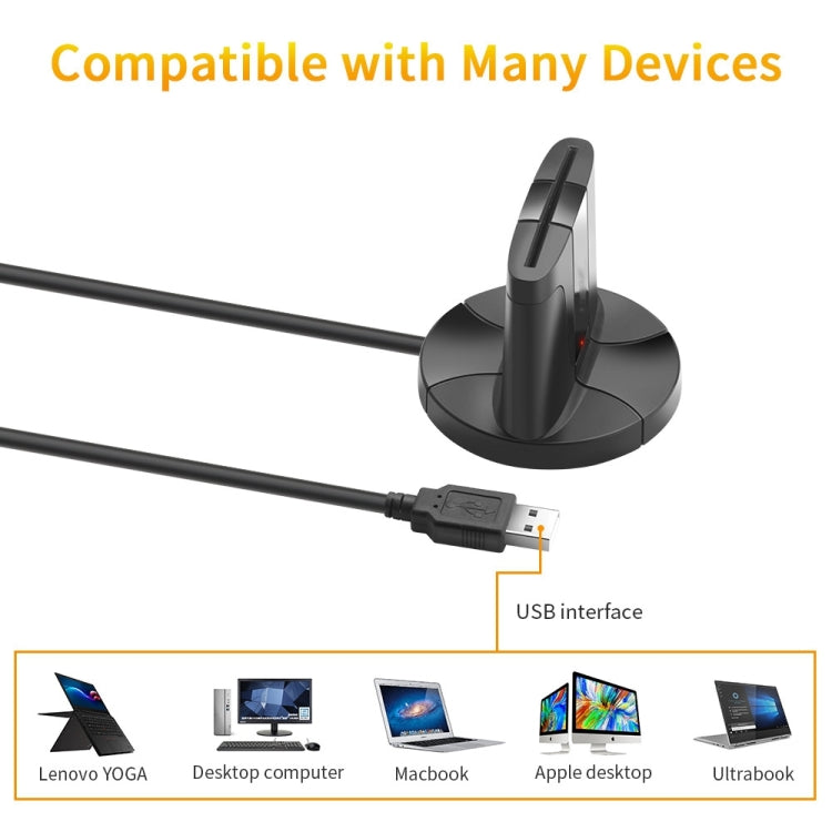 Rocketek SCR02 Desktop USB2.0 SIM / CAC Smart Card Reader (Black)