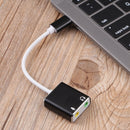 USB-C / Type-C to Jack 3.5mm Earphone Microphone Sound Card(Black)