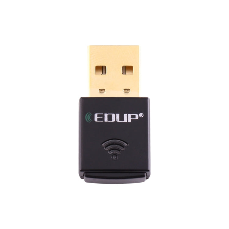 EDUP EP-AC1619 Mini Wireless USB 600Mbps 2.4G / 5.8Ghz 150M+433M Dual Band WiFi Network Card for Nootbook / Laptop / PC(Black)