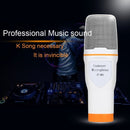 Yanmai SF666 Professional Condenser Sound Recording Microphone with Tripod Holder, Cable Length: 1.3m, Compatible with PC and Mac for Live Broadcast Show, KTV, etc.(Black)