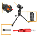 Yanmai SF666 Professional Condenser Sound Recording Microphone with Tripod Holder, Cable Length: 1.3m, Compatible with PC and Mac for Live Broadcast Show, KTV, etc.(Gold)