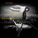 Yanmai SF666 Professional Condenser Sound Recording Microphone with Tripod Holder, Cable Length: 1.3m, Compatible with PC and Mac for Live Broadcast Show, KTV, etc.(White)