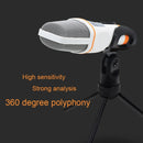 Yanmai SF666 Professional Condenser Sound Recording Microphone with Tripod Holder, Cable Length: 1.3m, Compatible with PC and Mac for Live Broadcast Show, KTV, etc.(White)
