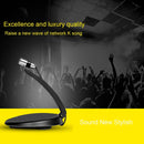 Yanmai SF-911 Professional Condenser Sound Recording 3.5mm Jack Microphone with Base Holder, Cable Length: 1.5m, Compatible with PC and Mac for Live Broadcast Show, KTV, etc.(Black)