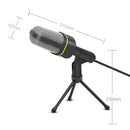 Yanmai SF-920 Professional Condenser Sound Recording Microphone with Tripod Holder, Cable Length: 2.0m, Compatible with PC and Mac for Live Broadcast Show, KTV, etc.(Black)
