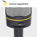 Yanmai SF-920 Professional Condenser Sound Recording Microphone with Tripod Holder, Cable Length: 2.0m, Compatible with PC and Mac for Live Broadcast Show, KTV, etc.(Black)