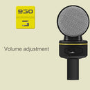 Yanmai SF-930 Professional Condenser Sound Recording Microphone with Tripod Holder, Cable Length: 2.0m, Compatible with PC and Mac for Live Broadcast Show, KTV, etc.(Black)