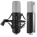 Yanmai Q8 Professional Game Condenser Sound Recording Microphone with Holder, Compatible with PC and Mac for Live Broadcast Show, KTV, etc.(Black)
