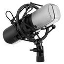 Yanmai Q8 Professional Game Condenser Sound Recording Microphone with Holder, Compatible with PC and Mac for Live Broadcast Show, KTV, etc.(Black)