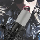 Yanmai Q8 Professional Game Condenser Sound Recording Microphone with Holder, Compatible with PC and Mac for Live Broadcast Show, KTV, etc.(Black)