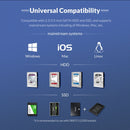 ORICO NS800U3 3.5 inch 8 Bay USB 3.0 Hard Drive Enclosure (Black)