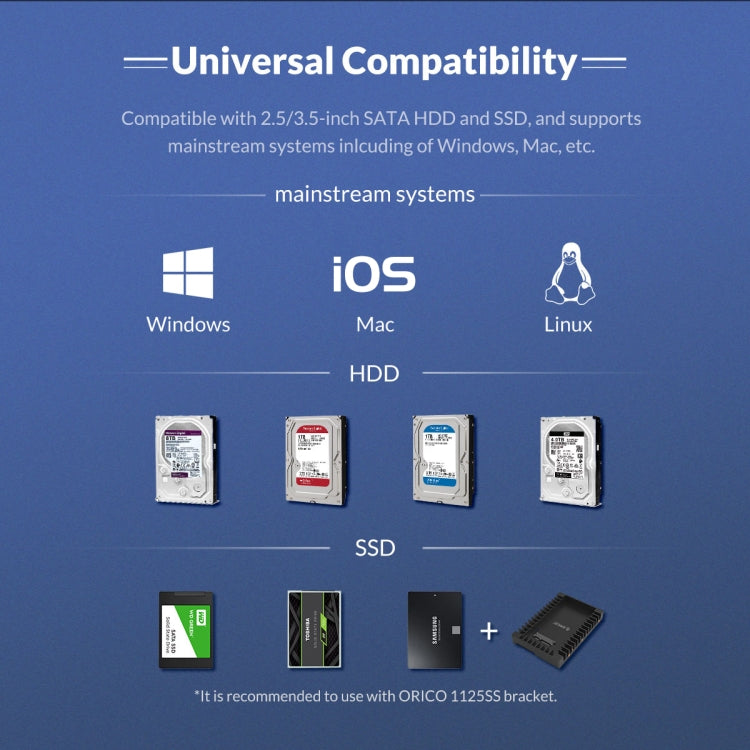 ORICO NS800U3 3.5 inch 8 Bay USB 3.0 Hard Drive Enclosure (Black)