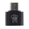 ENKAY Hat-Prince HC-8 Mini ABS USB 2.0 Female to USB-C / Type-C 3.1 Male Port Connector OTG Adapter, For Galaxy S8 & S8 + / LG G6 / Huawei P10 & P10 Plus / Xiaomi Mi6 & Max 2 and other Smartphones(Black)