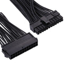 30cm ATX Mining 24 Pin Dual PSU Power Supply Extension Cable