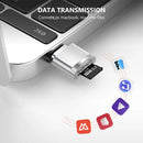 USB-C / Type-C 3.1 to Micro SD Card (TF Card) Reader Adapter for Macbook / Google Chromebook / Nokia N1 Tablet PC / OTG Function Smartphones(Silver)