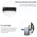 Desktop Lock Clip Type Metal Foldable Headset Stand Display Hanger(Silver)