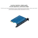 ORICO PVU3-5O2I USB3.0 * 5 + 20Pin Slot * 1 PCI Express Card for Desktop, 5Gbps Superspeed Data Transmission(Black)