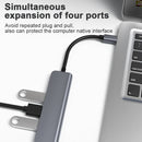 2008N 4 In 1 USB 3.0 x2 + HDMI + PD Multi-function Intelligent Type-C / USB-C HUB Docking Station