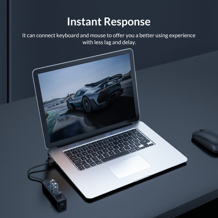 ORICO TUW3-4A-15-BK 4-Ports USB HUB, Cable Length: 1.5m