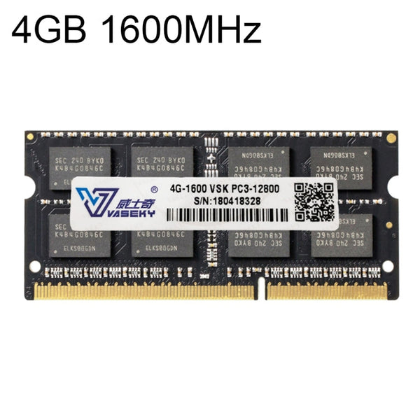 Vaseky 4GB 1600MHz PC3-12800 DDR3 PC Memory RAM Module for Laptop