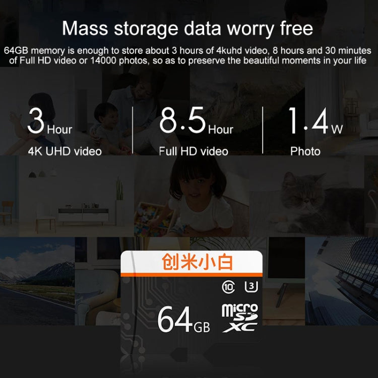 Original Xiaomi Youpin 64GB microSD Video Surveillance Memory Card