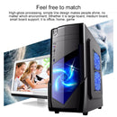 1728 USB 3.0 Main Chassis 440x180x480mm Micro-ATX / ATX PC PC Desktop Game Computer Case(Black)