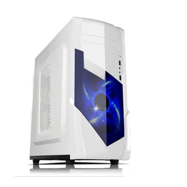 1728 USB 3.0 Main Chassis 440x180x480mm Micro-ATX / ATX PC PC Desktop Game Computer Case(White)