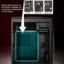 Hero is Back USB 2.0 Main Chassis 398x195x461mm M-ATX / ATX / Mini-ITX PC Desktop Computer Case(Black)