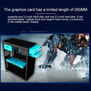 Xintianyi USB 2.0 Main Chassis 398x195x461mm M-ATX / ATX / Mini-ITX PC Desktop Computer Case (Black)