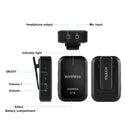 Yanmai BT8 Bluetooth Wireless Microphone (Black)