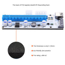 USB 3.0 PCI-E Express 1x to 16x PCI-E Extender Riser Card Adapter 15 Pin SATA Power with 60cm USB Cable(Blue)