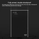 WEIRD 80GB 2.5 inch USB 3.0 High-speed Transmission Metal Shell Ultra-thin Light Mobile Hard Disk Drive(Black)