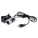 A859 480 Pixels HD 360 Degree WebCam USB 2.0 PC Camera with Sound Absorption Microphone for Computer PC Laptop, Cable Length: 1.4m