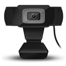 HXSJ A870 480P Pixels HD 360 Degree WebCam USB 2.0 PC Camera with Microphone for Skype Computer PC Laptop, Cable Length: 1.4m(Black)