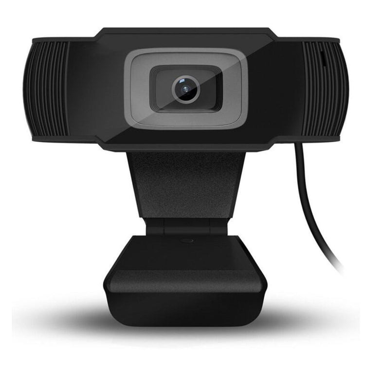 HXSJ A870 480P Pixels HD 360 Degree WebCam USB 2.0 PC Camera with Microphone for Skype Computer PC Laptop, Cable Length: 1.4m(Black)