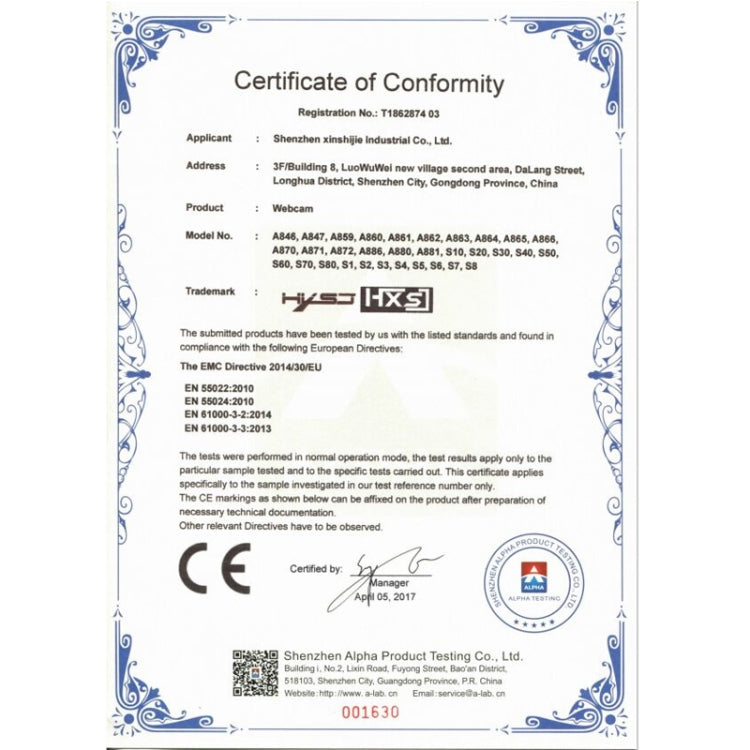 HXSJ A870 480P Pixels HD 360 Degree WebCam USB 2.0 PC Camera with Microphone for Skype Computer PC Laptop, Cable Length: 1.4m(Black)