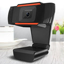 A870 480P Pixels HD 360 Degree WebCam USB 2.0 PC Camera with Microphone for Skype Computer PC Laptop, Cable Length: 1.4m(Orange)