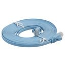 5m CAT6 Ultra-thin Flat Ethernet Network LAN Cable, Patch Lead RJ45(Blue)