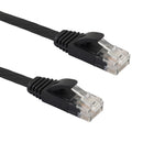 10m CAT6 Ultra-thin Flat Ethernet Network LAN Cable, Patch Lead RJ45 (Black)