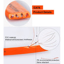 10m CAT6 Ultra-thin Flat Ethernet Network LAN Cable, Patch Lead RJ45 (White)