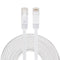 10m CAT6 Ultra-thin Flat Ethernet Network LAN Cable, Patch Lead RJ45 (White)