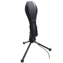 Yanmai Q5 USB 2.0 Game Studio Condenser Sound Recording Microphone with Holder, Compatible with PC and Mac for Live Broadcast Show, KTV, etc.(Black)