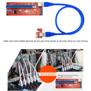 USB 3.0 PCI-E Express 1x to 16x PCI-E Extender Riser Card Adapter 15 Pin SATA Power with USB Cable