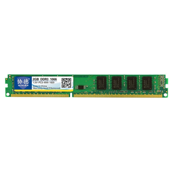 XIEDE X082 DDR3 1066MHz 2GB 1.5V General Full Compatibility Memory RAM Module for Desktop PC