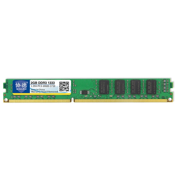 XIEDE X086 DDR3L 1333MHz 2GB 1.35V General Full Compatibility Memory RAM Module for Desktop PC