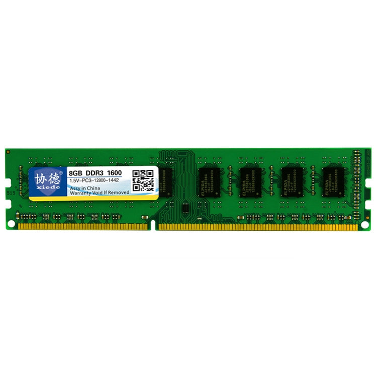 XIEDE X041 DDR3 1600MHz 8GB General AMD Special Strip Memory RAM Module for Desktop PC